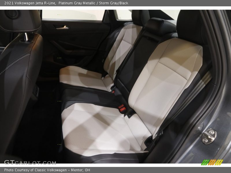 Platinum Gray Metallic / Storm Gray/Black 2021 Volkswagen Jetta R-Line