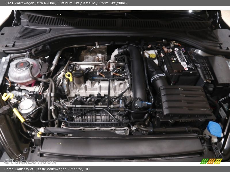 Platinum Gray Metallic / Storm Gray/Black 2021 Volkswagen Jetta R-Line