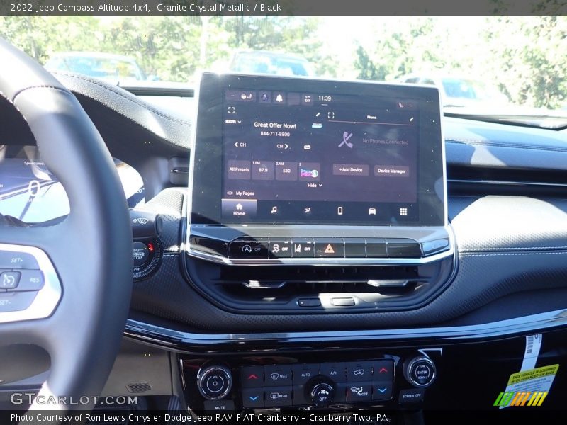 Granite Crystal Metallic / Black 2022 Jeep Compass Altitude 4x4