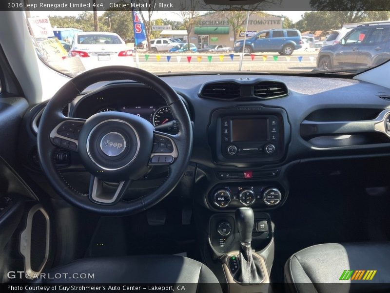 Glacier Metallic / Black 2016 Jeep Renegade Limited 4x4