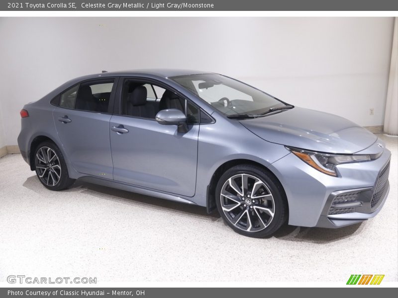Celestite Gray Metallic / Light Gray/Moonstone 2021 Toyota Corolla SE