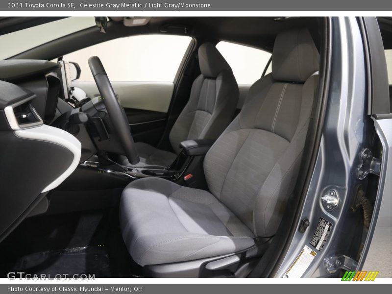 Celestite Gray Metallic / Light Gray/Moonstone 2021 Toyota Corolla SE