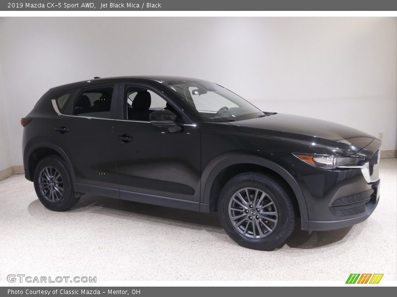 Jet Black Mica / Black 2019 Mazda CX-5 Sport AWD