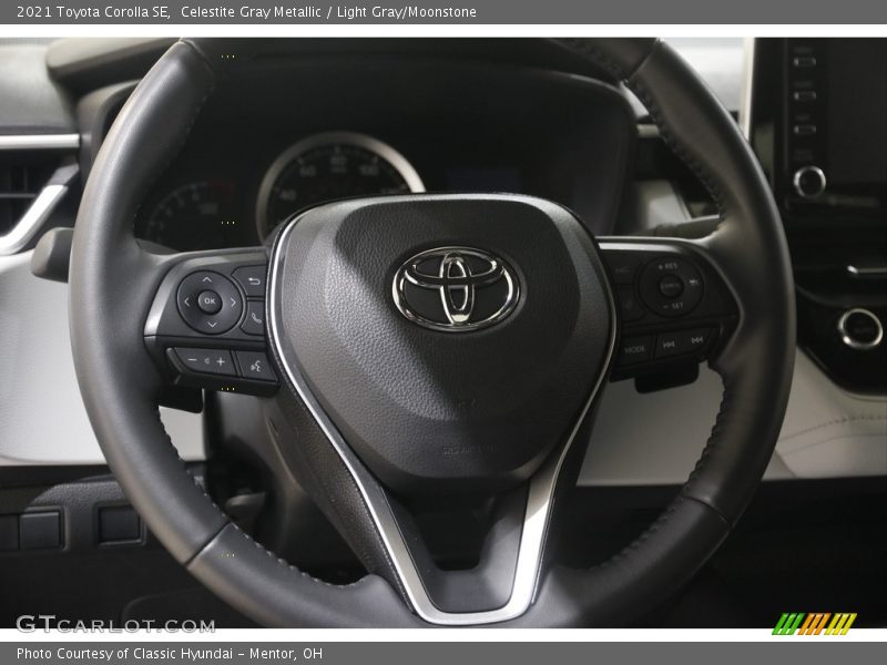 Celestite Gray Metallic / Light Gray/Moonstone 2021 Toyota Corolla SE
