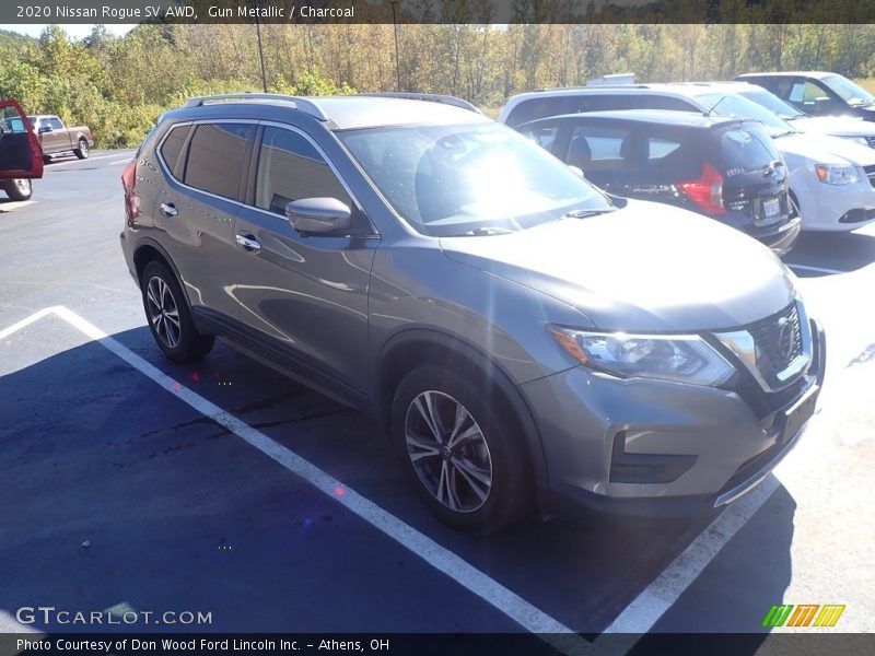 Gun Metallic / Charcoal 2020 Nissan Rogue SV AWD