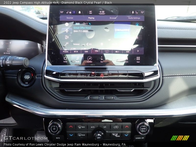 Diamond Black Crystal Pearl / Black 2022 Jeep Compass High Altitude 4x4