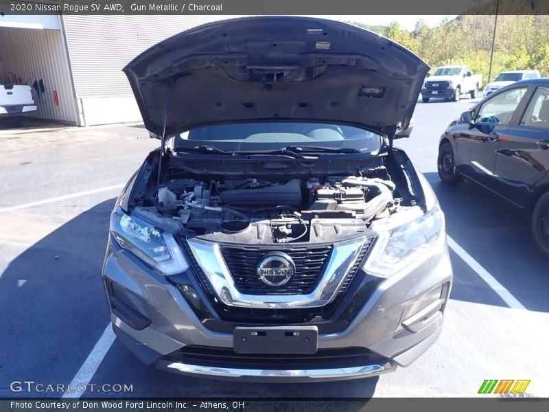 Gun Metallic / Charcoal 2020 Nissan Rogue SV AWD