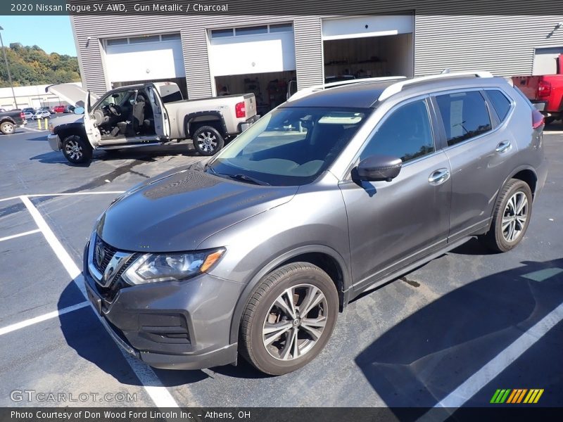 Gun Metallic / Charcoal 2020 Nissan Rogue SV AWD