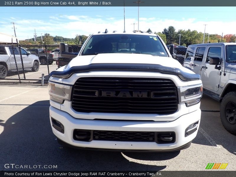Bright White / Black 2021 Ram 2500 Big Horn Crew Cab 4x4