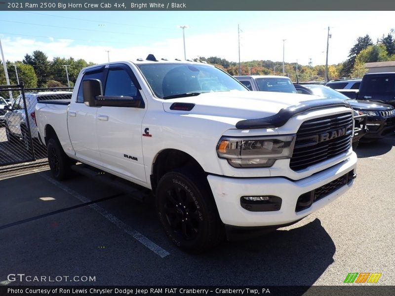 Bright White / Black 2021 Ram 2500 Big Horn Crew Cab 4x4