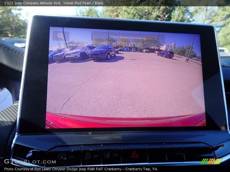 Velvet Red Pearl / Black 2022 Jeep Compass Altitude 4x4