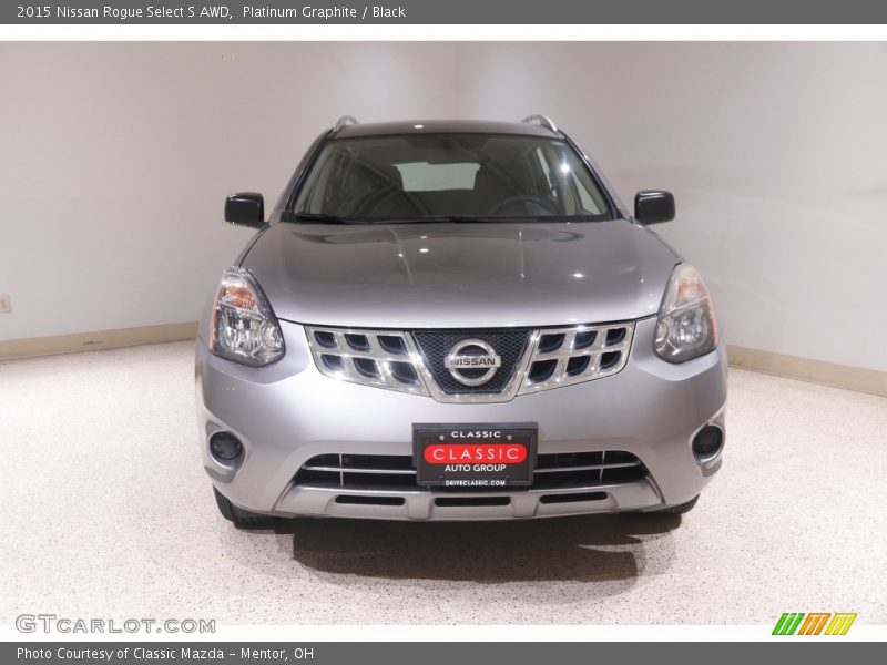 Platinum Graphite / Black 2015 Nissan Rogue Select S AWD