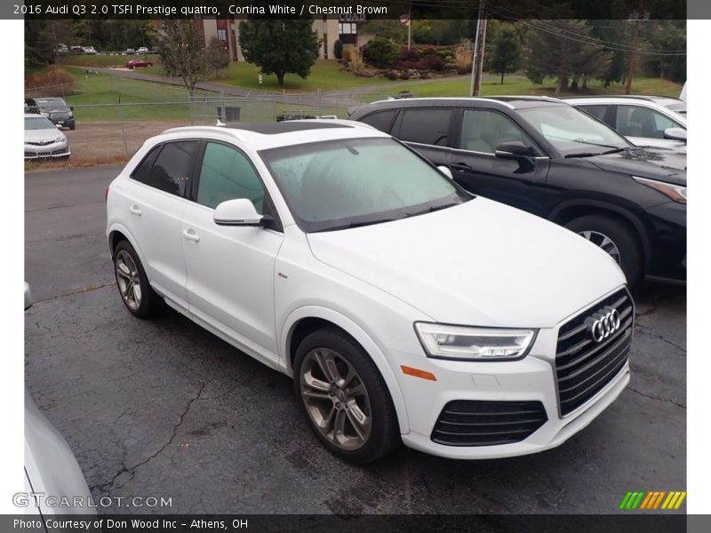 Front 3/4 View of 2016 Q3 2.0 TSFI Prestige quattro