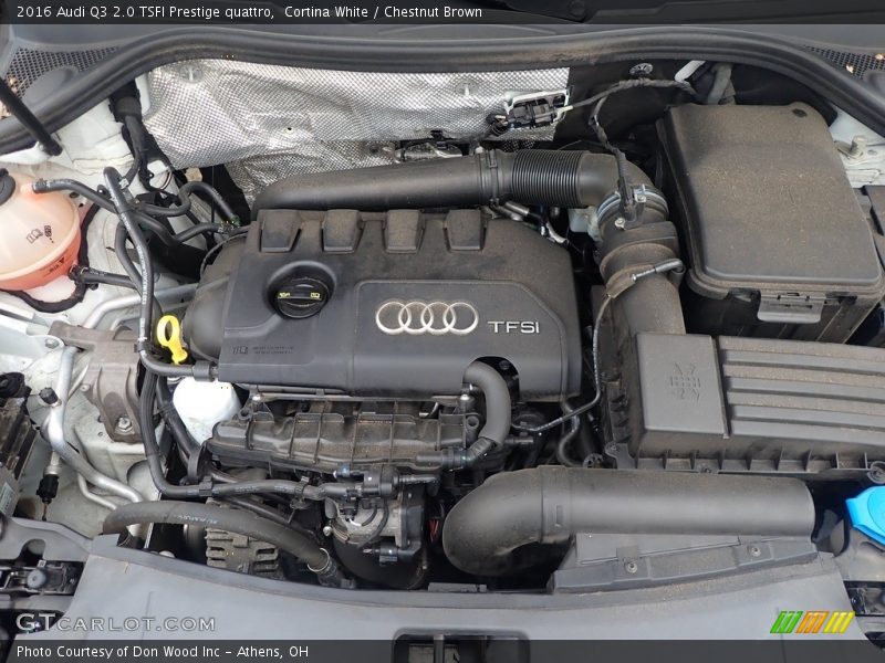  2016 Q3 2.0 TSFI Prestige quattro Engine - 2.0 Liter Turbocharged/TFSI DOHC 16-Valve VVT 4 Cylinder