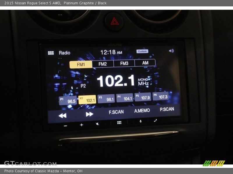 Platinum Graphite / Black 2015 Nissan Rogue Select S AWD