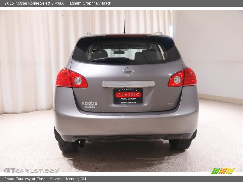 Platinum Graphite / Black 2015 Nissan Rogue Select S AWD
