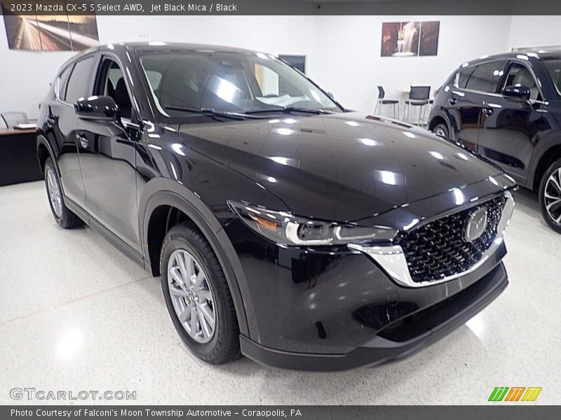 Jet Black Mica / Black 2023 Mazda CX-5 S Select AWD