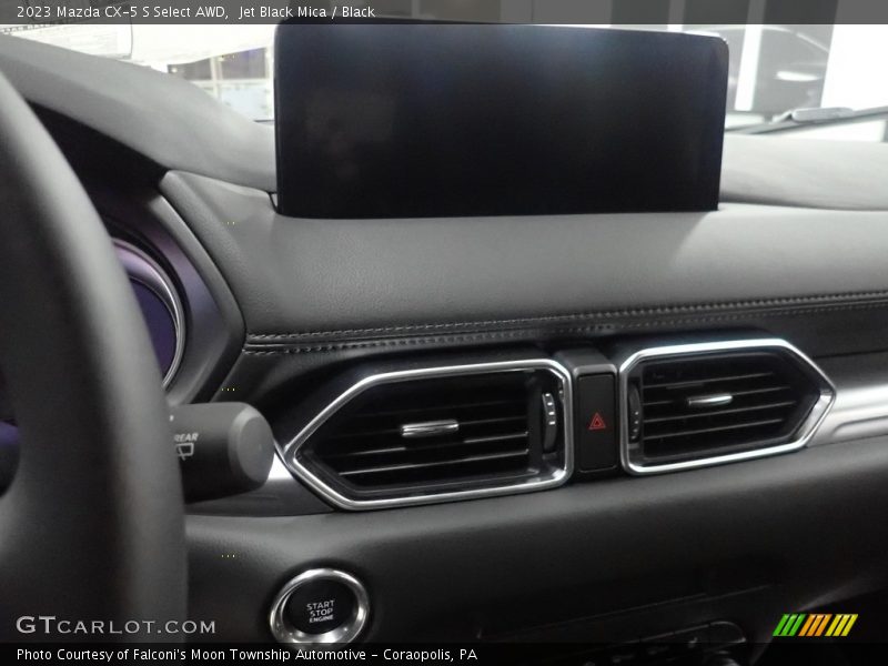 Jet Black Mica / Black 2023 Mazda CX-5 S Select AWD