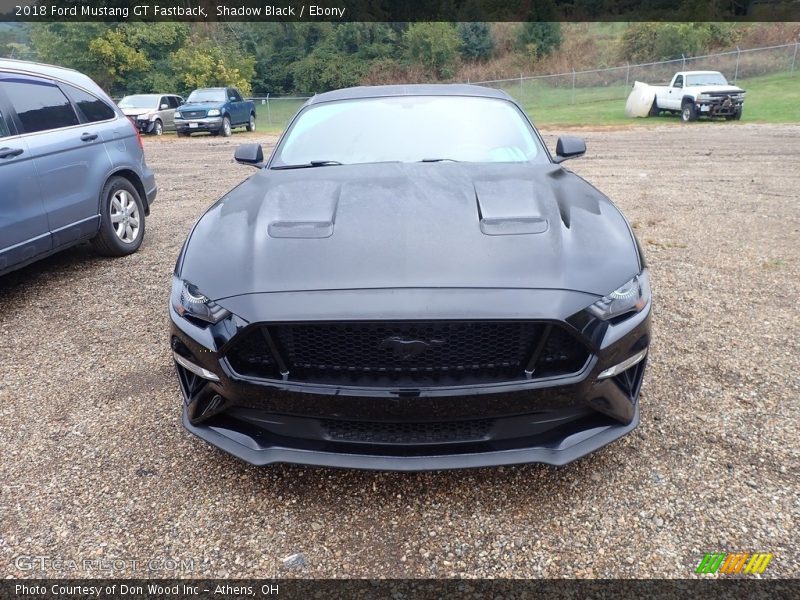 Shadow Black / Ebony 2018 Ford Mustang GT Fastback