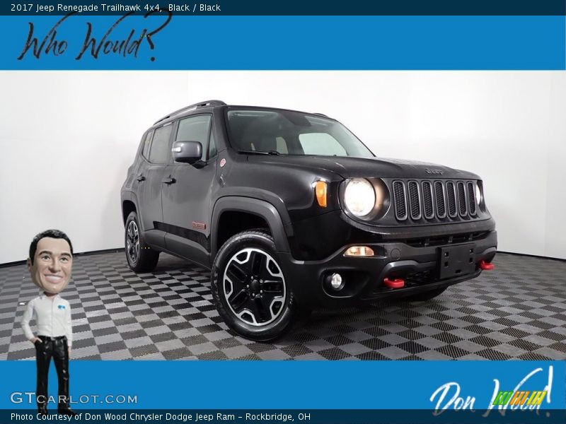 Black / Black 2017 Jeep Renegade Trailhawk 4x4