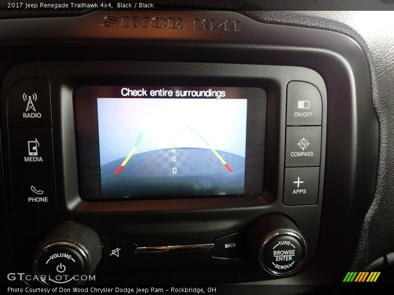 Black / Black 2017 Jeep Renegade Trailhawk 4x4