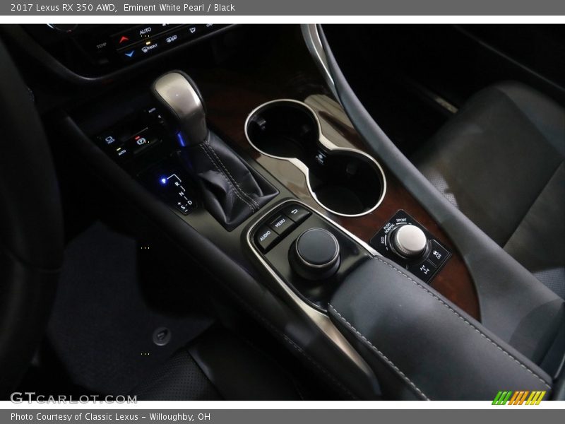 Eminent White Pearl / Black 2017 Lexus RX 350 AWD