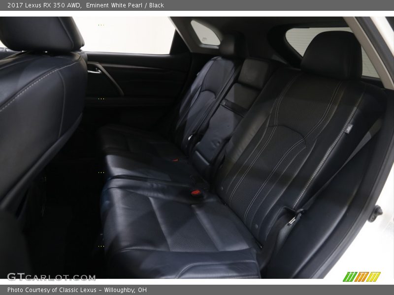 Eminent White Pearl / Black 2017 Lexus RX 350 AWD