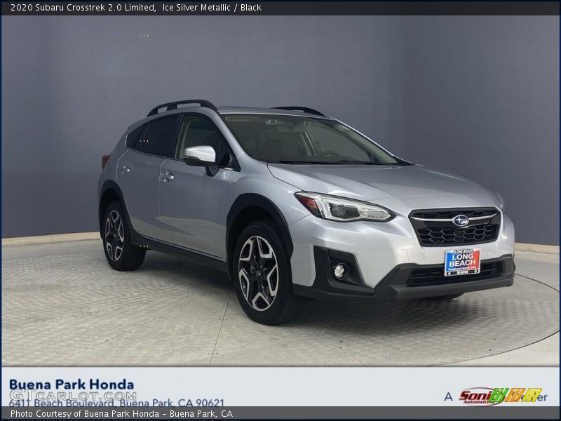 Ice Silver Metallic / Black 2020 Subaru Crosstrek 2.0 Limited