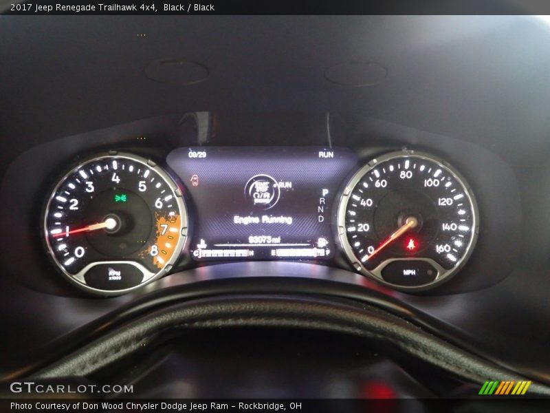 Black / Black 2017 Jeep Renegade Trailhawk 4x4