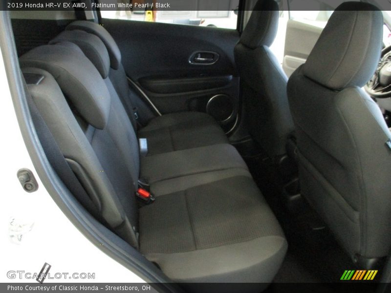 Platinum White Pearl / Black 2019 Honda HR-V EX AWD