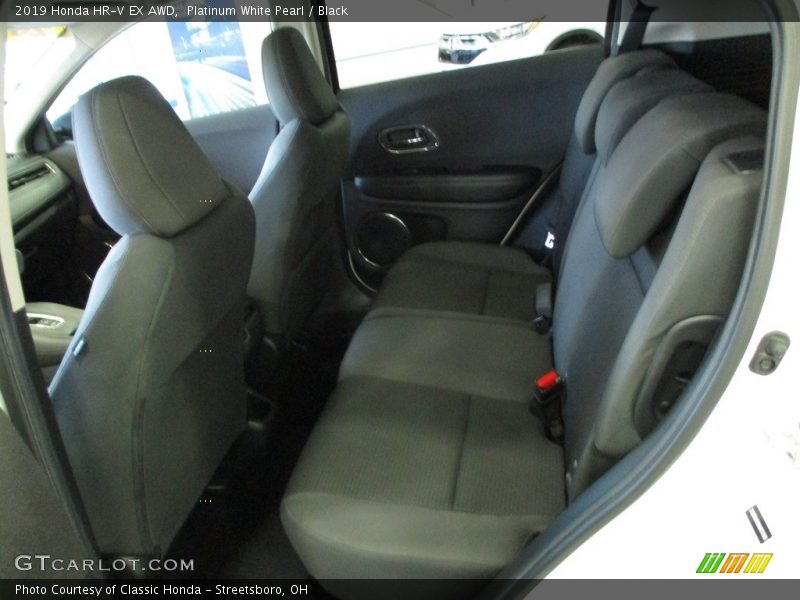 Platinum White Pearl / Black 2019 Honda HR-V EX AWD