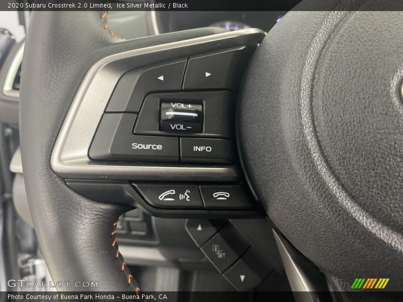Ice Silver Metallic / Black 2020 Subaru Crosstrek 2.0 Limited