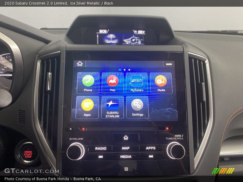 Ice Silver Metallic / Black 2020 Subaru Crosstrek 2.0 Limited