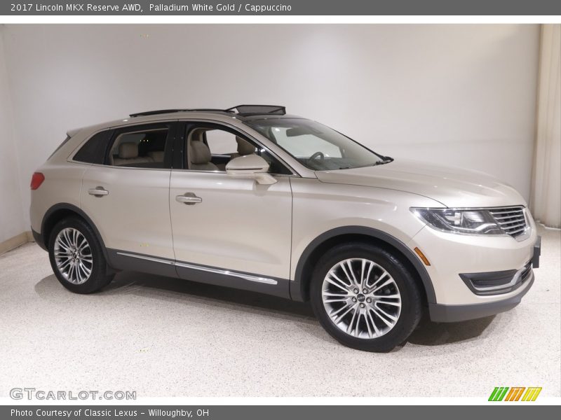 Palladium White Gold / Cappuccino 2017 Lincoln MKX Reserve AWD