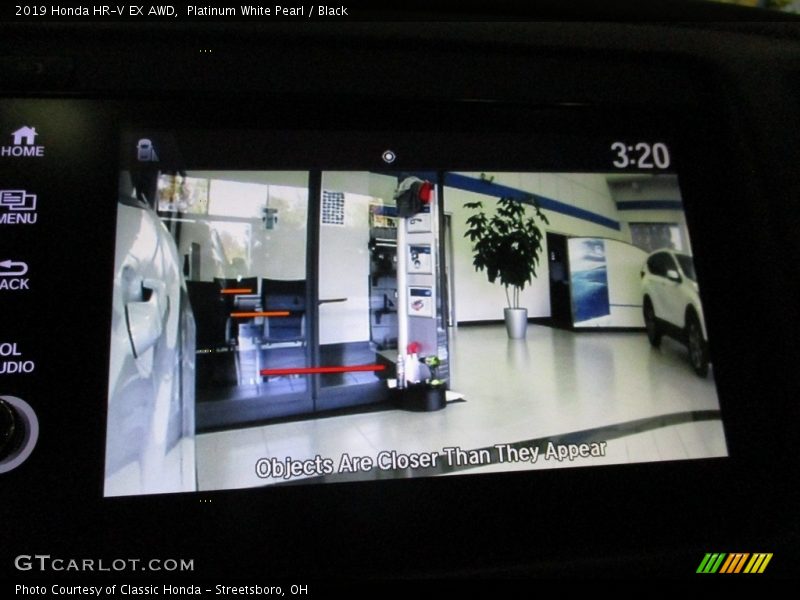 Platinum White Pearl / Black 2019 Honda HR-V EX AWD