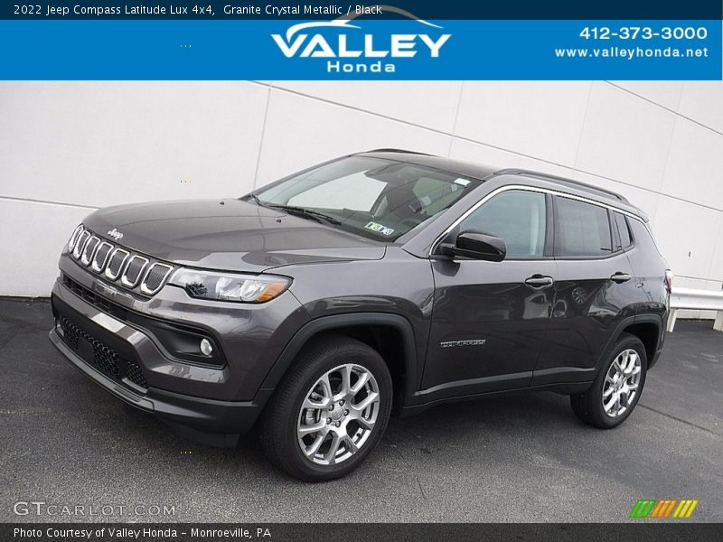 Granite Crystal Metallic / Black 2022 Jeep Compass Latitude Lux 4x4