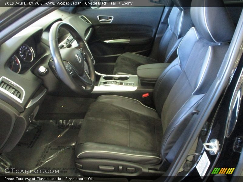 Crystal Black Pearl / Ebony 2019 Acura TLX V6 SH-AWD A-Spec Sedan