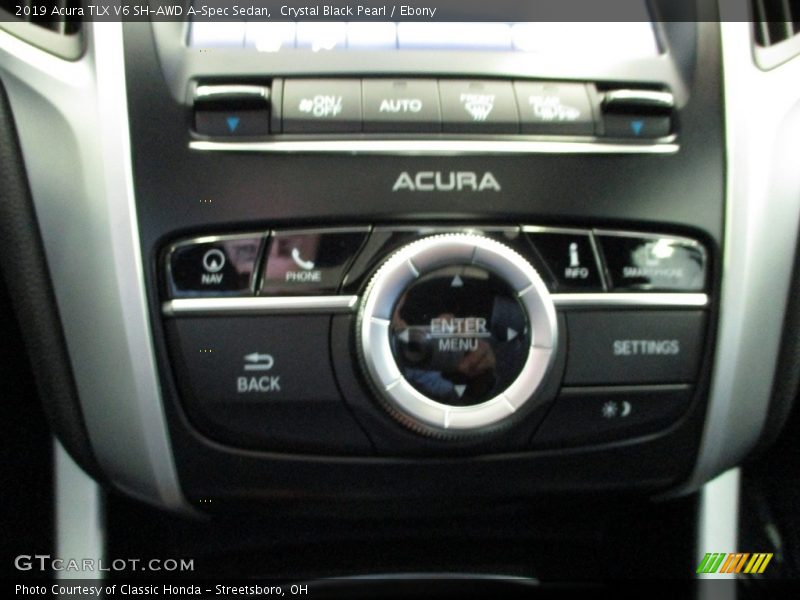 Crystal Black Pearl / Ebony 2019 Acura TLX V6 SH-AWD A-Spec Sedan
