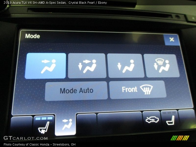 Crystal Black Pearl / Ebony 2019 Acura TLX V6 SH-AWD A-Spec Sedan