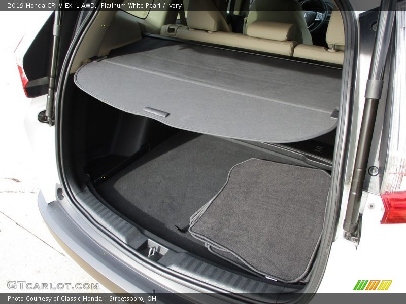 Platinum White Pearl / Ivory 2019 Honda CR-V EX-L AWD