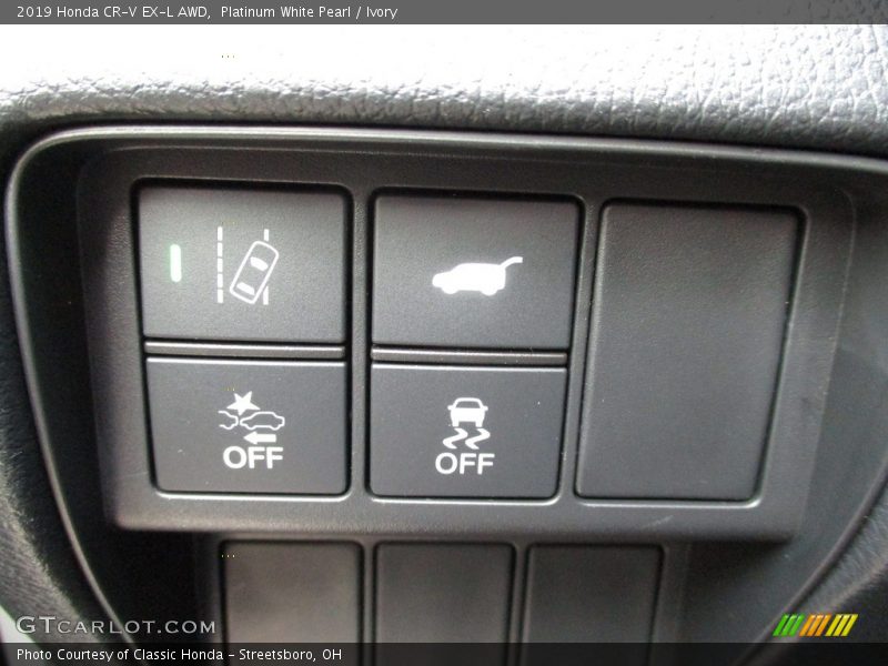 Platinum White Pearl / Ivory 2019 Honda CR-V EX-L AWD