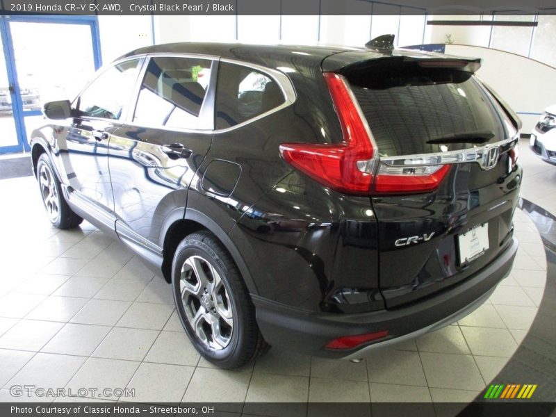 Crystal Black Pearl / Black 2019 Honda CR-V EX AWD