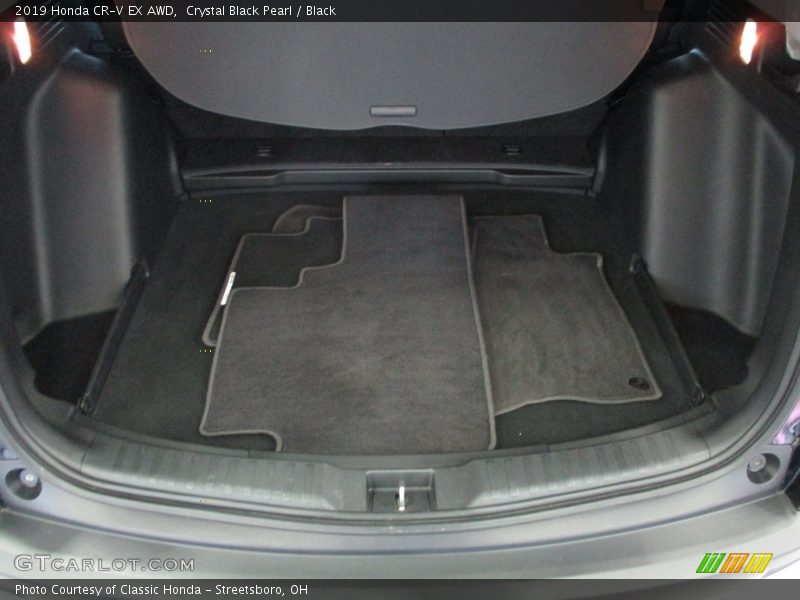 Crystal Black Pearl / Black 2019 Honda CR-V EX AWD