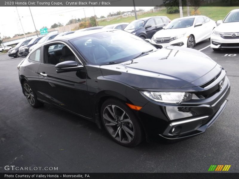 Crystal Black Pearl / Black 2020 Honda Civic Touring Coupe