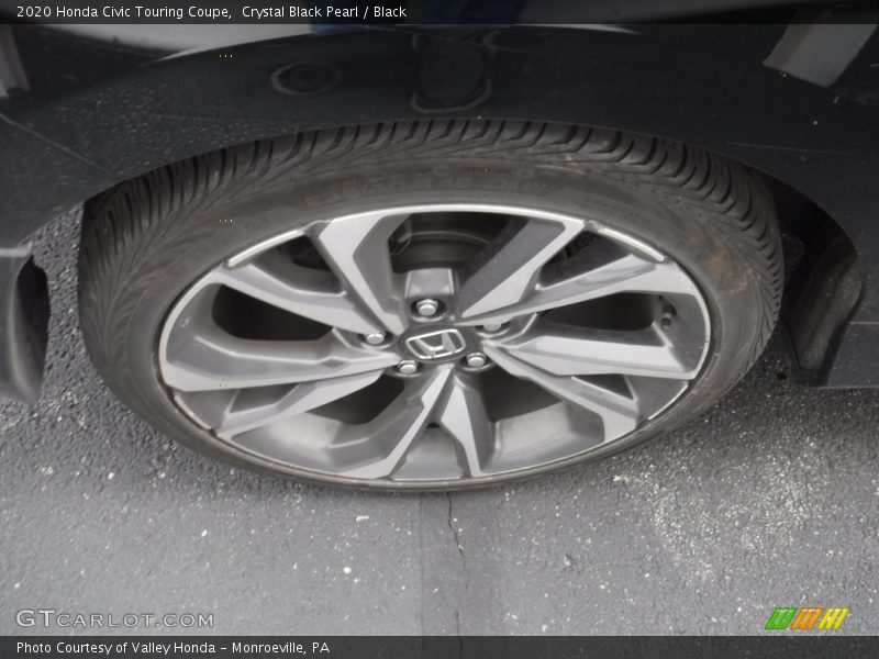 Crystal Black Pearl / Black 2020 Honda Civic Touring Coupe