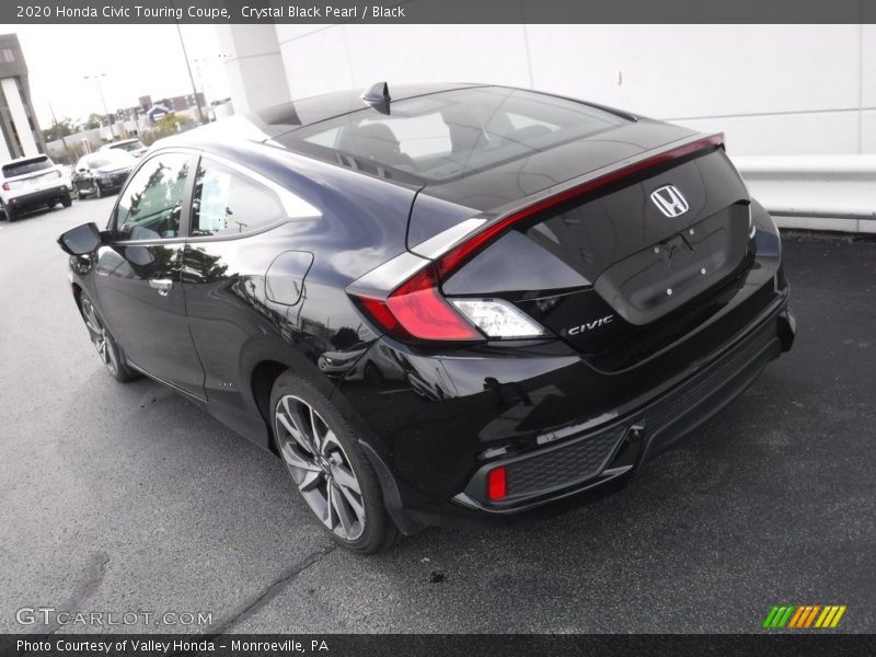 Crystal Black Pearl / Black 2020 Honda Civic Touring Coupe
