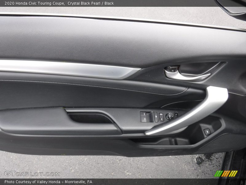 Crystal Black Pearl / Black 2020 Honda Civic Touring Coupe