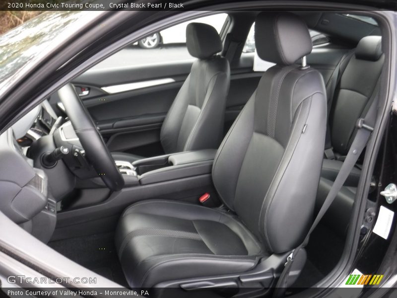 Crystal Black Pearl / Black 2020 Honda Civic Touring Coupe