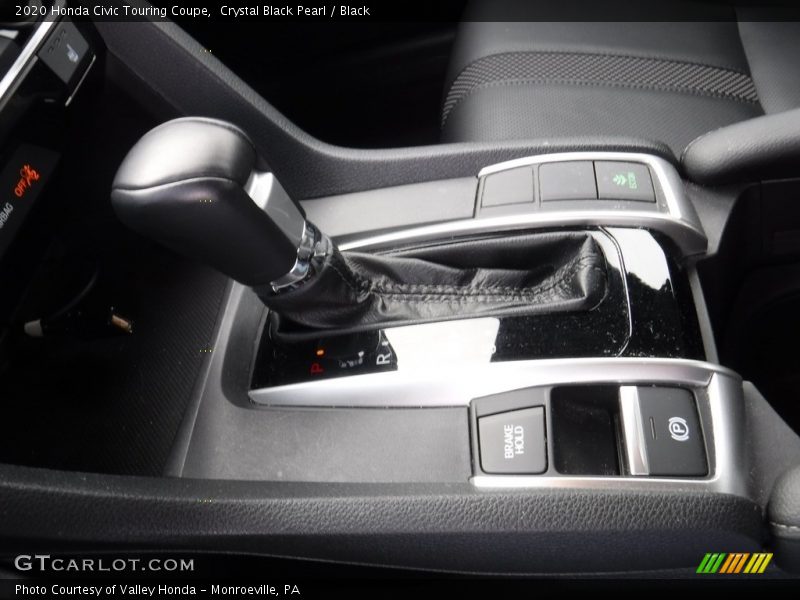 Crystal Black Pearl / Black 2020 Honda Civic Touring Coupe