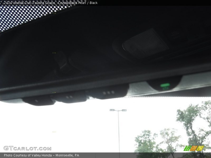 Crystal Black Pearl / Black 2020 Honda Civic Touring Coupe